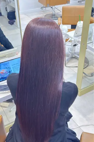 ロング カラー ひな/ 透明感カラーのヘアスタイル