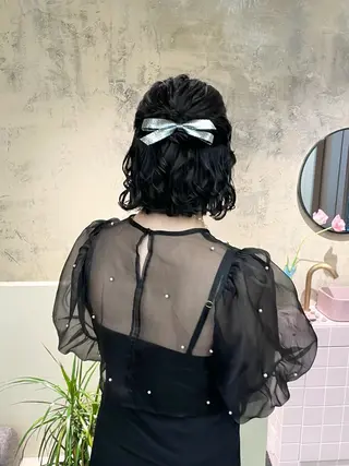 ヘアアレンジ 武田美空🐇 ボブ/暖色カラー🌷のヘアスタイル