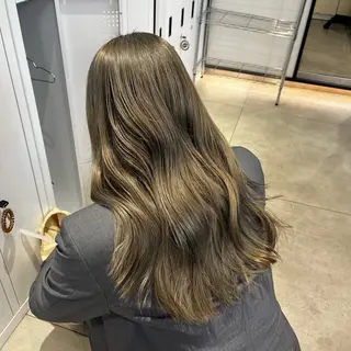 ロング カラー メンズパーマ/ メッシュ📍ユリのヘアスタイル