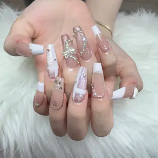 ネイル 🎀nana🫧 ワンホンネイル🎀のネイルデザイン