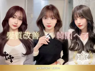 ロング カラー パーマ ヘアアレンジ リベルテ所属・♦️髪質改善韓国レイ ヤー♦️副店長のヘアスタイル