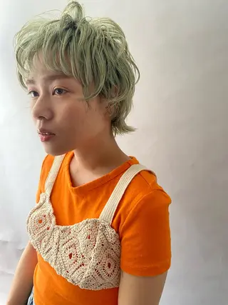 ショート sea's所属・ヒラカホ/矢場町/ ブリーチ/似合わせのヘアスタイル
