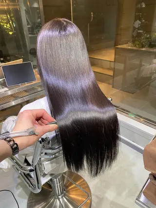 セミロング GINGER所属・GINGER yohのヘアスタイル