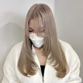 ロング カラー Ren. 🦋デザインカラーのヘアスタイル