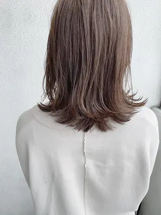 ミディアム カラー 356所属・髪質改善/艶髪/ 木山ゆかりのヘアスタイル