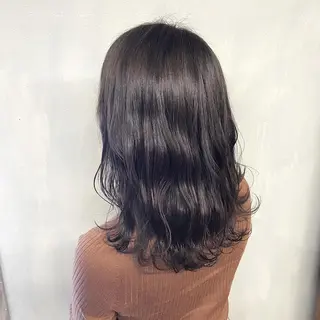 セミロング カラー パーマ ヘアアレンジ メンズ キッズ Le Reve (ルレーブ所属・kobayashi $hogoのヘアスタイル