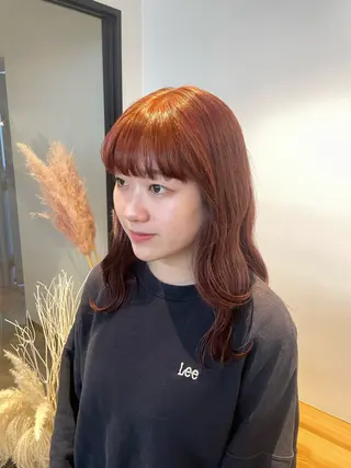 セミロング カラー KOTOMI .のヘアスタイル