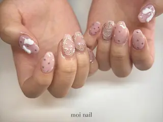 ネイル moi nail ˙⋆.˚のネイルデザイン