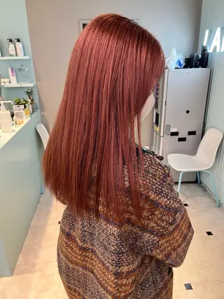 セミロング カラー ヘアアレンジ 愛されカラー🩷 はるなのヘアスタイル