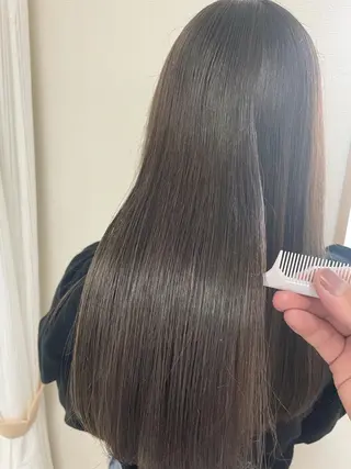 ロング カラー ケアブリーチ /髪質 改善/古橋圭史郎のヘアスタイル