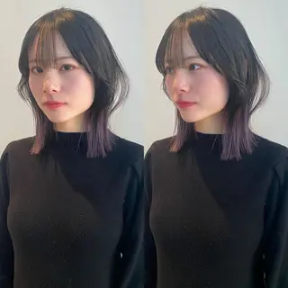 ミディアム カラー mai / linoah˚✧のヘアスタイル