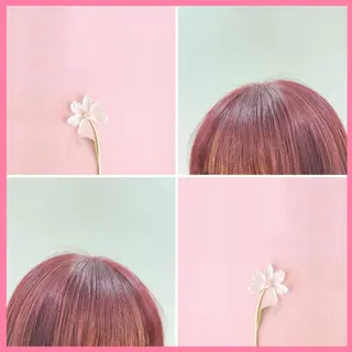 ミディアム カラー レイヤー/ウルフ🤎 mayo.のヘアスタイル