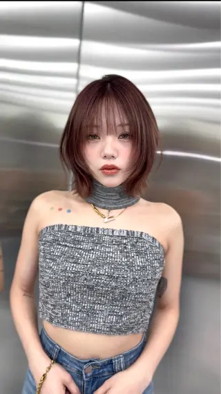 ショート romp恵比寿所属・レイヤーカット 【瑠己】のヘアスタイル