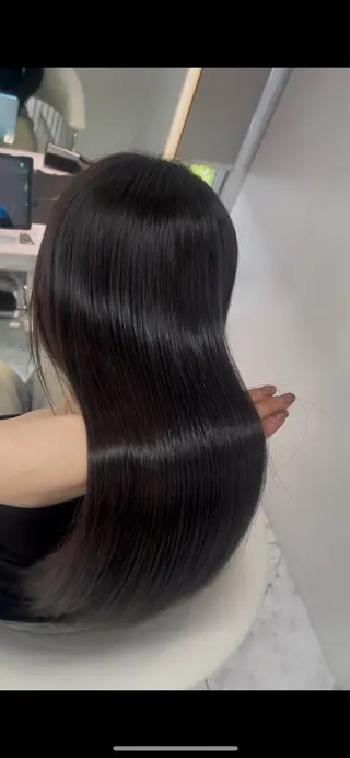 ロング 💖しの💖韓国ヘア レイヤーカットのヘアスタイル