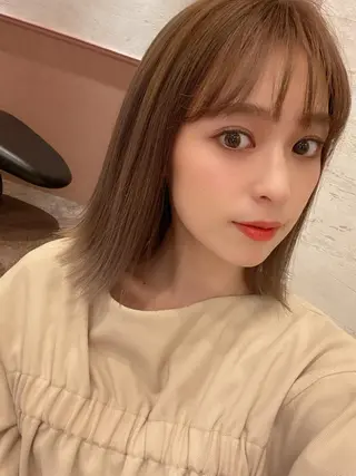 ミディアム 代表山口ひな 髪質改善のプロのヘアスタイル