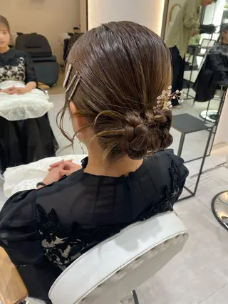 ヘアアレンジ 髪質改善/艶カラー 🎀ヘアアレンジ🎀のヘアスタイル