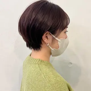 ショート 🍃透明感スタイル ｙｕ-ｋａ🍃のヘアスタイル