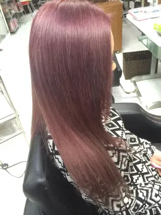 セミロング カラー ハイトーン Arphyのヘアスタイル