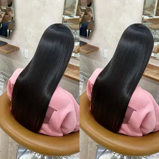 ロング 縮毛矯正/艶カラー 笠原康平のヘアスタイル