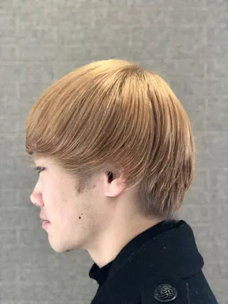 ショート カラー メンズ アンドウ ユウ/ レイヤーカット/韓国のヘアスタイル