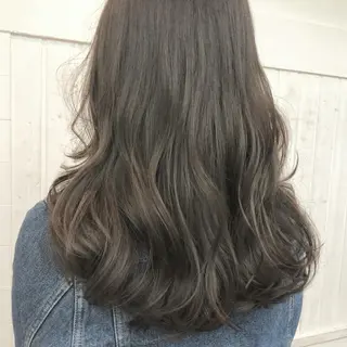 ロング カラー 前髪顔周り✂️店長 ❤️アマミヤ❤️のヘアスタイル