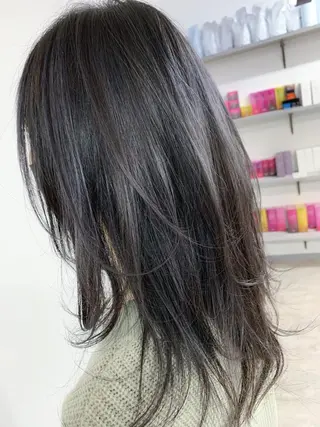 ロング 🥇近藤 恭輔🥇 Recharme新保のヘアスタイル