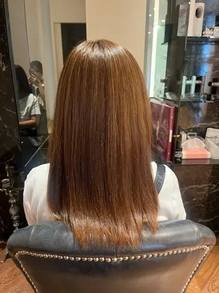 ミディアム 梶原 美保のヘアスタイル