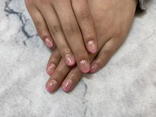 ネイル ネイルリボン 受付スタッフのネイルデザイン