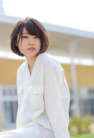 ショート 根本 智晴のヘアスタイル