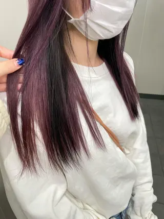 ロング カラー akane .のヘアスタイル