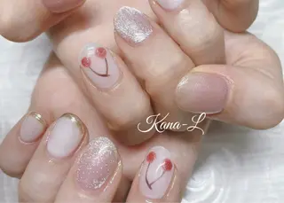 カラー ネイル 芦辺 香奈のネイルデザイン