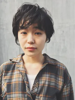 ショート カラー パーマ ヘアアレンジ 酒井 麻里のヘアスタイル