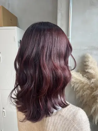 セミロング 田中 萌のヘアスタイル