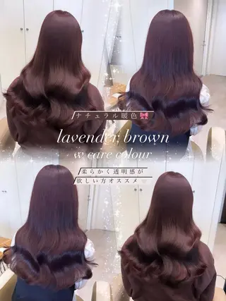 ロング カラー ブリーチなしWカラー 🎀韓国ヘア/amiのヘアスタイル