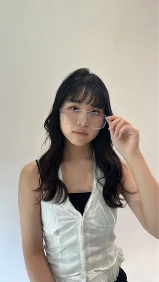 ロング canaan 銀座店所属・ダブルカラー/ 透明感カラー/上村凜のヘアスタイル