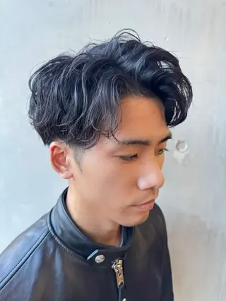 ショート パーマ 【メンズパーマ特化】 美容師/岡田岳斗のヘアスタイル