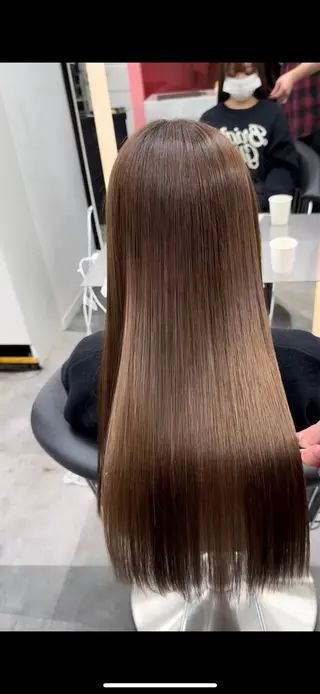 ロング 縮毛矯正/レイヤー/ 髪質改善/龍之介のヘアスタイル