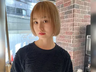 ショート カラー レイヤーウルフ エクステ磯部のヘアスタイル