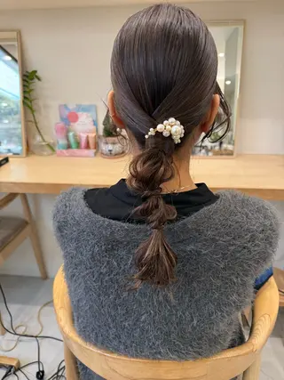 ヘアアレンジ 💛🤍U too e’s 鎌倉🧸のヘアスタイル