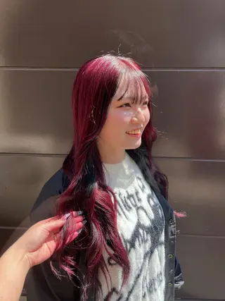 ロング カラー yuuka charmのヘアスタイル