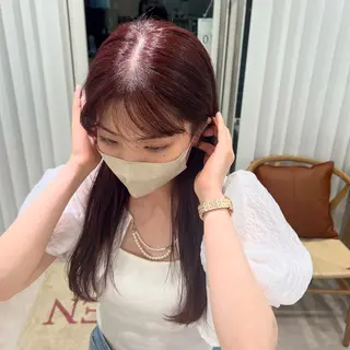 ロング カラー 透明感/ベージュ /kazui🐈のヘアスタイル