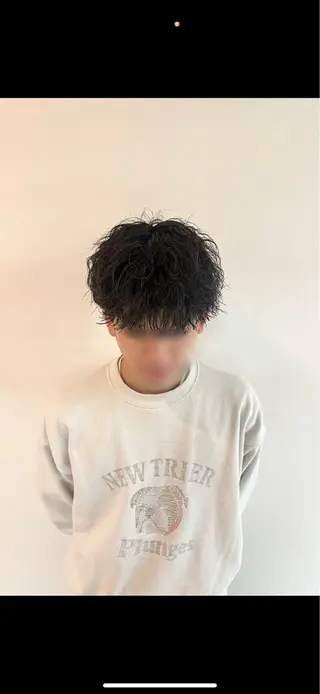 ショート パーマ メンズ 🍒U24・学割 🎀Nanase‎のヘアスタイル