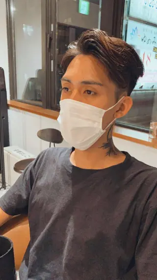 メンズ Leverage所属・【店長】外国人風 メンズヘア尾上雄輝のヘアスタイル