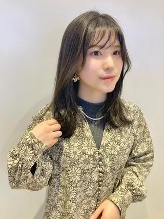 セミロング パーマ Utata  literie所属・🌷小野田 睦🌷のヘアスタイル