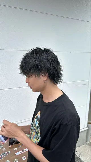 ショート メンズ 韓国ヘア　野々山 ゆうとのヘアスタイル