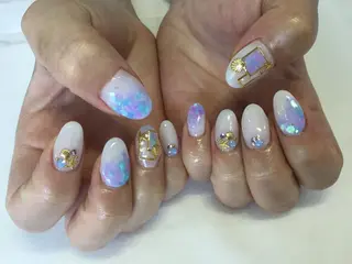 ネイル 💎🐰 saki. m 🐰💎のネイルデザイン