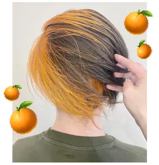 ショート カラー GARU-ガル-所属・TSUNO🦖 派手髪/オタク美容師のヘアスタイル