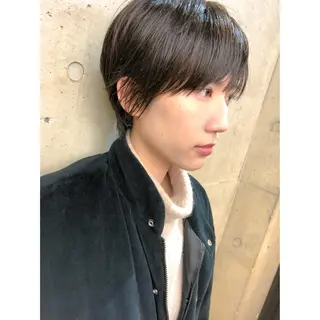 ショート カラー センスをお届けします 大谷将生INFPのヘアスタイル