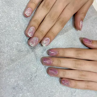 ネイル 𝕄𝕚𝕪𝕦🤍 自由が丘⌇パラジェルのネイルデザイン