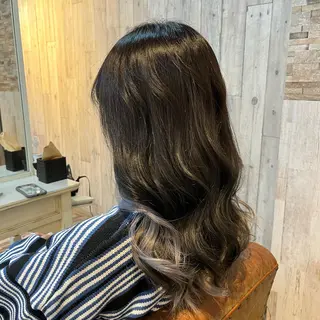 セミロング カラー 🌷L'oeuf 【ﾙﾌ】ホシカワ🌷のヘアスタイル